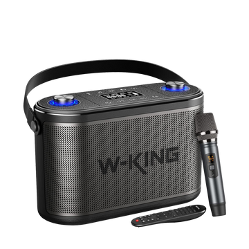 W-King H10 Tragbarer kabelloser Bluetooth-Lautsprecher mit Mikrofon 120 W – 3,7 V 22500 mAh / 10,8 V 7500 mAh