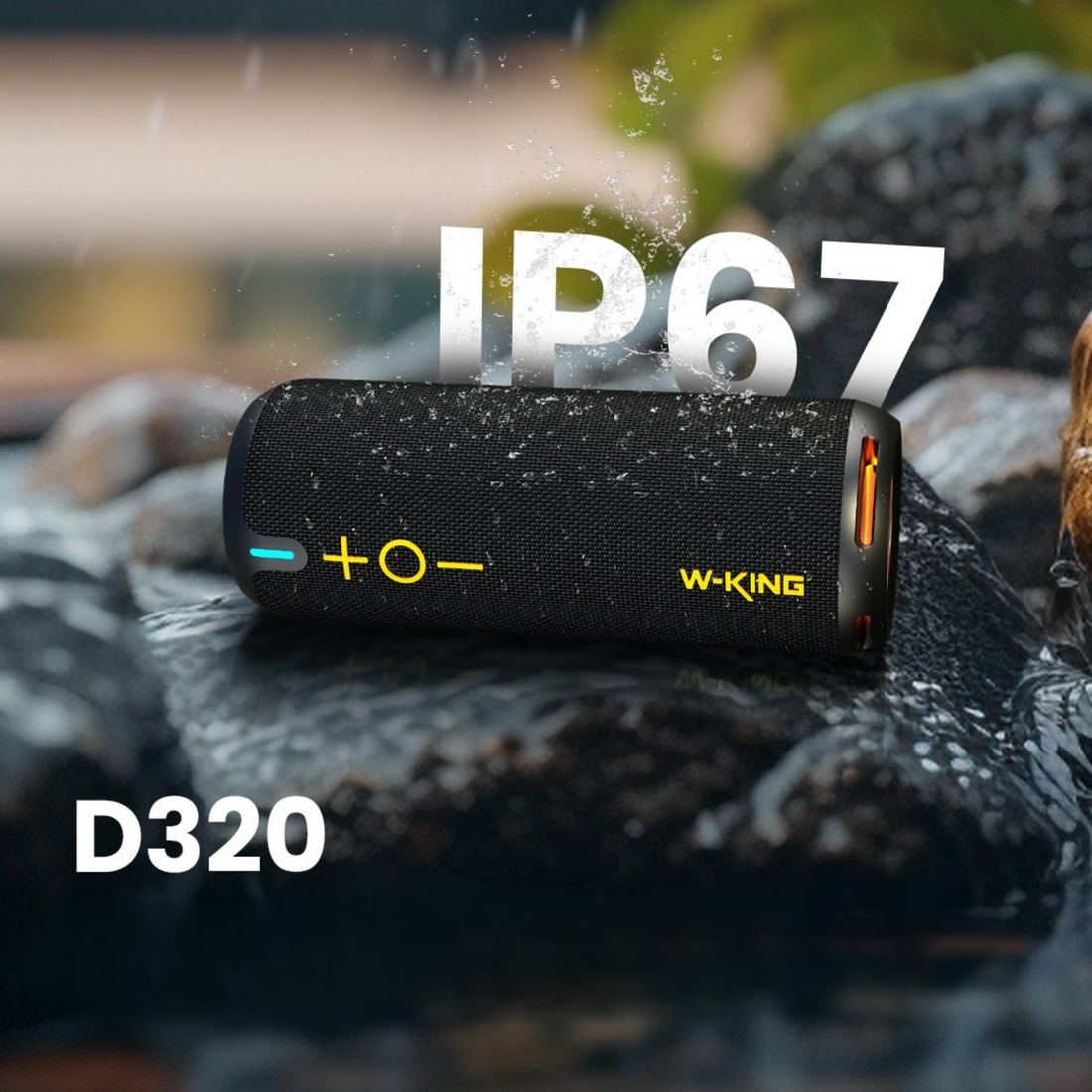 W-King D320 Tragbarer Bluetooth-Lautsprecher 40 W – 5,3 V