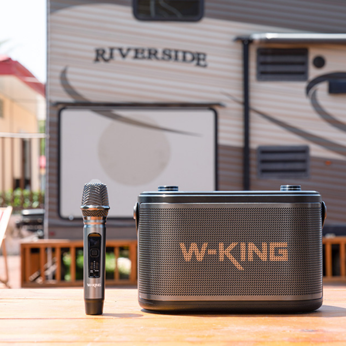 W-King H10 Tragbarer kabelloser Bluetooth-Lautsprecher mit Mikrofon 120 W – 3,7 V 22500 mAh / 10,8 V 7500 mAh