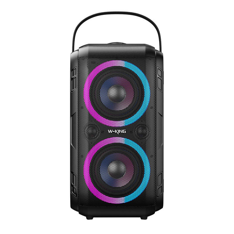 W-King T9-2 Tragbarer Bluetooth-Lautsprecher 80 W – 10400 mAh 3,7 V / 5200 mAh 7,2 V