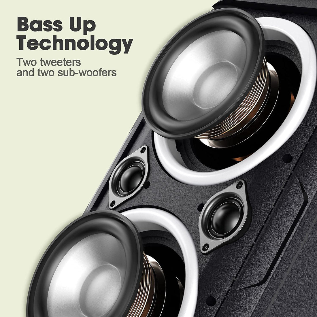 W-King T9 mit defekt Tragbarer Bluetooth-Lautsprecher 80W - 10400mAh 3,7V / 5200mAh 7,2V